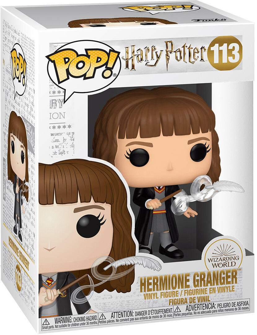 Figurine Funko Pop! N&deg;113 | Harry Potter | Hermione Avec Plume